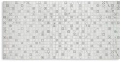 DMS 3D PVC falpanel Kis szürke mozaik mintás, fényes felülettel (DMS0001)