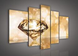 Consalnet Vászonkép, 5 darabos, Gyémánt 170x100 cm méretben (C5-119S4A)