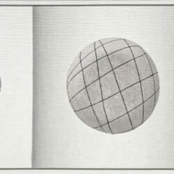 Jász-Iron Szürke-fekete-tört fehér modern mintás bordűr (5799-25)