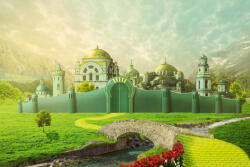 Dimex Vlies Fotótapéta - Emerald City - 375x250 cm (MS-5-1248)