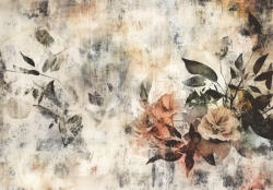 Consalnet Kopottas festett virágok poszter, fotótapéta, Vlies (368x280 cm) (C1-15389V10)