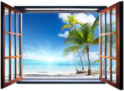 Consalnet Kilátás az ablakból vlies poszter, fotótapéta 720VEZ4 /201x145 cm/ (720-VEZ4)