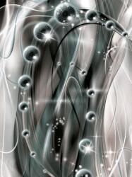 Consalnet Absztrakt gömbök poszter, fotótapéta, Vlies (206x275 cm, álló) (C1-3254VEA)