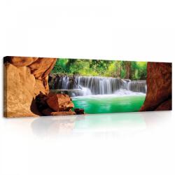 Consalnet Barlangból kilátás a vízesésre vászonkép, 145x45 cm méretben (C5-10258O3)