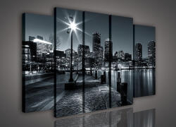 Consalnet Vászonkép, 5 darabos Boston 150x100 cm méretben (C5-20088S12)