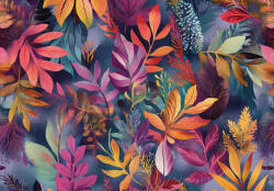 Consalnet Szines levél kavalkád poszter, fotótapéta, Vlies (400 x 280 cm) (C1-15536VX8)