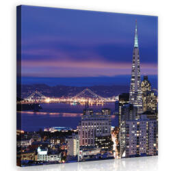 Consalnet San Francisco alkonyatkor, vászonkép 40x40 cm méretben (C5-11576O5)