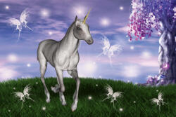 Dimex Vlies Fotótapéta - Unicorn in meadow - 375x250 cm (MS-5-1257)