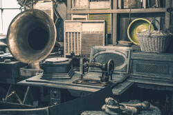 Dimex Vlies Fotótapéta - Old Machines - 375x250 cm (MS-5-2109)