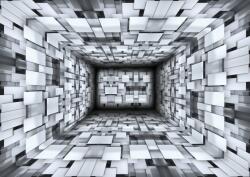 Consalnet Absztrakt 3D poszter, fotótapéta Vlies (312 x 219 cm) (C1-2908VEXXL)