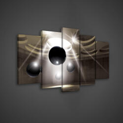 Consalnet Vászonkép 5 darabos, 3D Absztrakt 100x60 cm méretben (C5-2338S17)