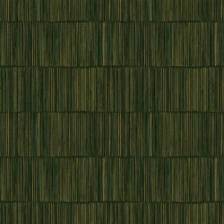 Galerie Sötét zöld-arany sávos bambusz mintás tapéta (Boutique SP-JA3006) (SP-JA3006)