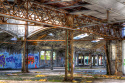 Dimex Vlies Fotótapéta - Metal structure - 375x250 cm (MS-5-0862)