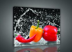 Consalnet Vászonkép, Paprikák, 100x75 cm méretben (C5-2493O1)