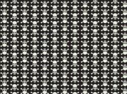 Vénilia Décor Gekkofix SKULLS WHITE öntapadós tapéta 45 cm x 2 m (12649)