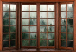 Consalnet Ködös erdő poszter, fotótapéta, Vlies (416 x 290 cm) (C1-14206VEXXXXL)