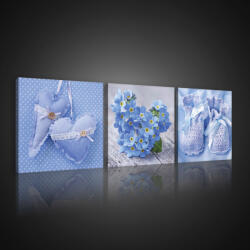 Consalnet Vászonkép 3 darabos, Babaváró, 3 db 25x25 cm méret (C5-10562S13)