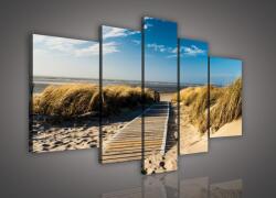 Consalnet Vászonkép, 5 darabos, Út a tengerhez 170x100 cm méretben (C5-411S4A)