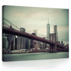 Consalnet Vászonkép, Brooklyn Bridge 80x60 cm méretben (C5-11846O6)