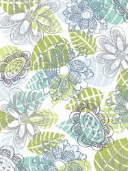 Consalnet Absztrakt virág minta poszter, fotótapéta, Vlies (206x275 cm, álló) (C1-11279VEA)