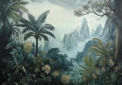 Consalnet Derengős dzsungel poszter, fotótapéta, Vlies (150 x 105 cm) (C1-15541VX3)