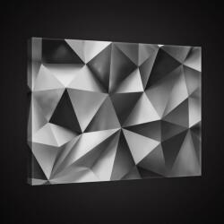 Consalnet Szürke absztrakt, vászonkép, 60x40 cm méretben (C5-2509O4)