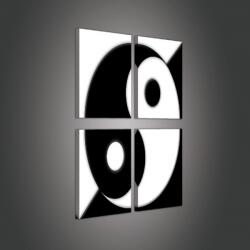 Consalnet Vászonkép 4 darabos, Jin Jang 50x50 cm méretben (C5-2028S20)