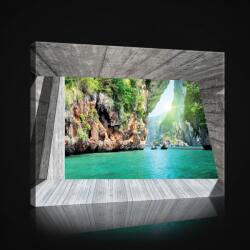 Consalnet Kilátás a sziklafalakra, vászonkép, 60x40 cm méretben (C5-2480O4)