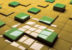 Consalnet Absztrakt 3D poszter, fotótapéta, Vlies (368 x 254 cm) (C1-2578V8)