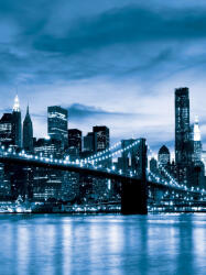 Consalnet Brooklyn Bridge poszter, fotótapéta (184 x 254 cm) (C1-229V4A)