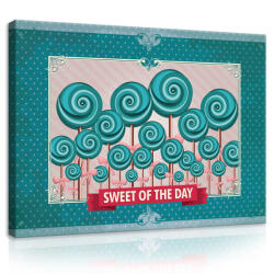 Consalnet Vászonkép, Nyalókák, 80x60 cm méretben (C5-20231O6)