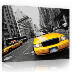 Consalnet Vászonkép, New York taxik 80x60 cm méretben (C5-10069O6)