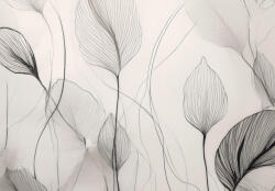 Sverus Fotótapéta Veil of Whispers: An Abstract Leaf Interlude, 312 x 219 cm (SV-5668a252794057-312X219CM)