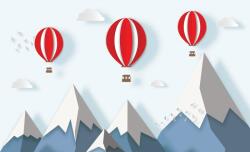 Consalnet Hőlégballonok poszter, fotótapéta (368 x 280 cm) (C1-13609V10)
