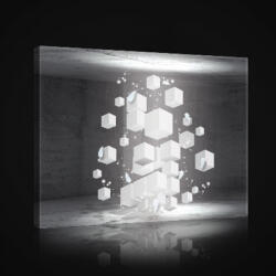 Consalnet Kockák, vászonkép, 60x40 cm méretben (C5-2468O4)