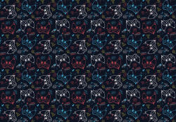 Consalnet Színes kontrollerek poszter, fotótapéta, Vlies (368 x 254 cm) (C1-14779V8)