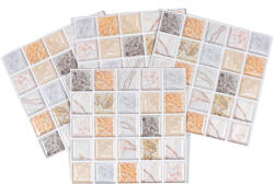 GRACE Csempematrica, 3D Öntapadós falpanel, Márvány mozaik, 4db/csomag (TPWP564CSOM)