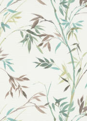 Erismann Zöld-barna akvarell bambusz mintás tapéta (Martinique 10388-18) (10388-18)