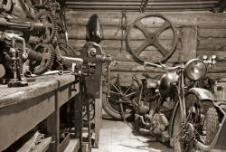 Dimex VINTAGE GARAGE fotótapéta, poszter, vlies alapanyag, 375x250 cm (MS-5-0319)