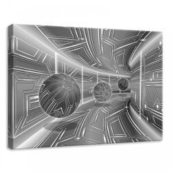 Consalnet 3D hatású, vászonkép, 70x50 cm méretben (C5-10079O7)