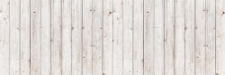 Dimex OLD WHITE WOODEN WALL öntapadós konyhai poszter, 180x60 cm (KI-180-161)
