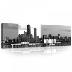 Consalnet Urban City, vászonkép, 145x45 cm méretben (C5-20410O3)