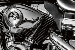 Dimex Vlies Fotótapéta - Motorcycle engine - 375x250 cm (MS-5-2797)