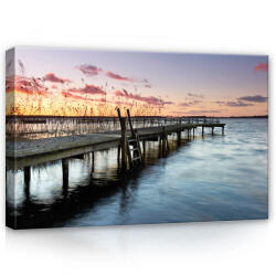 Consalnet Stég a tavon, vászonkép, 60x40 cm méretben (C5-12651O4)