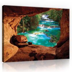 Consalnet Erdei vízesés, vászonkép, 60x40 cm méretben (C5-10255O4)