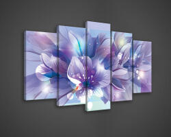 Consalnet Vászonkép 5 darabos, Liliom 100x60 cm méretben (C5-267S17)