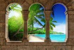 Consalnet Kilátás a teraszról poszter, fotótapéta Vlies (152, 5 x 104 cm) (C1-772VEL)