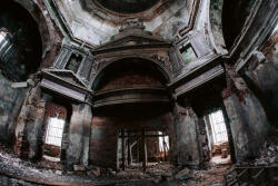 Dimex Vlies Fotótapéta - Old gothic church - 375x250 cm (MS-5-0837)