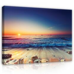Consalnet Vászonkép, Naplemente a tengernél 100x75 cm méretben (C5-12623O1)