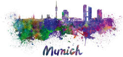 Dimex Vlies Fotótapéta - Munich Skyline - 375x250 cm (MS-5-1525)